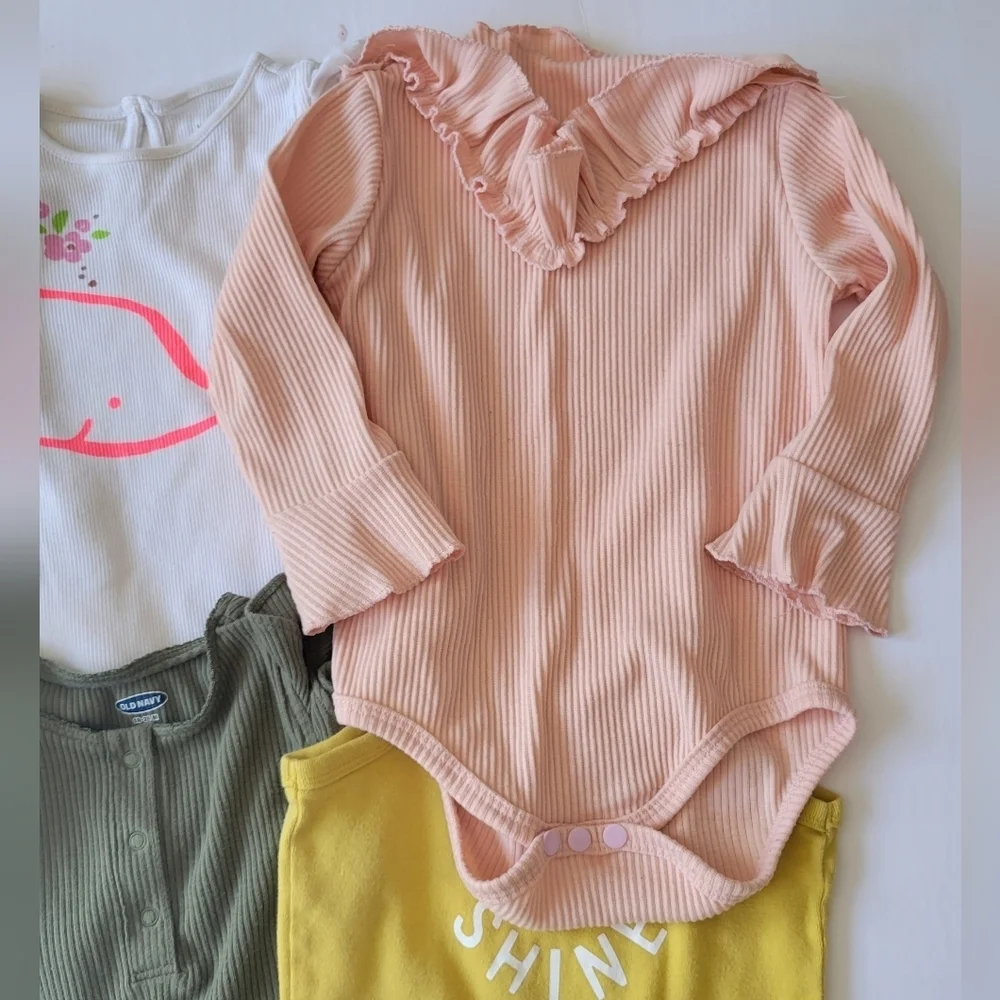 Six Baby Bodysuits - Picture 2 of 7